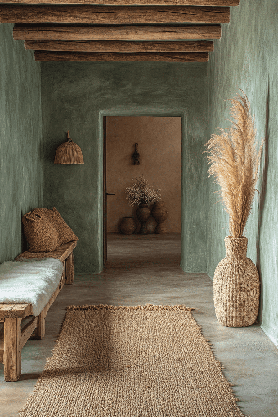 27 Sage Green Hallway Ideas That Make Every Corner Feel Softer and More Stylish