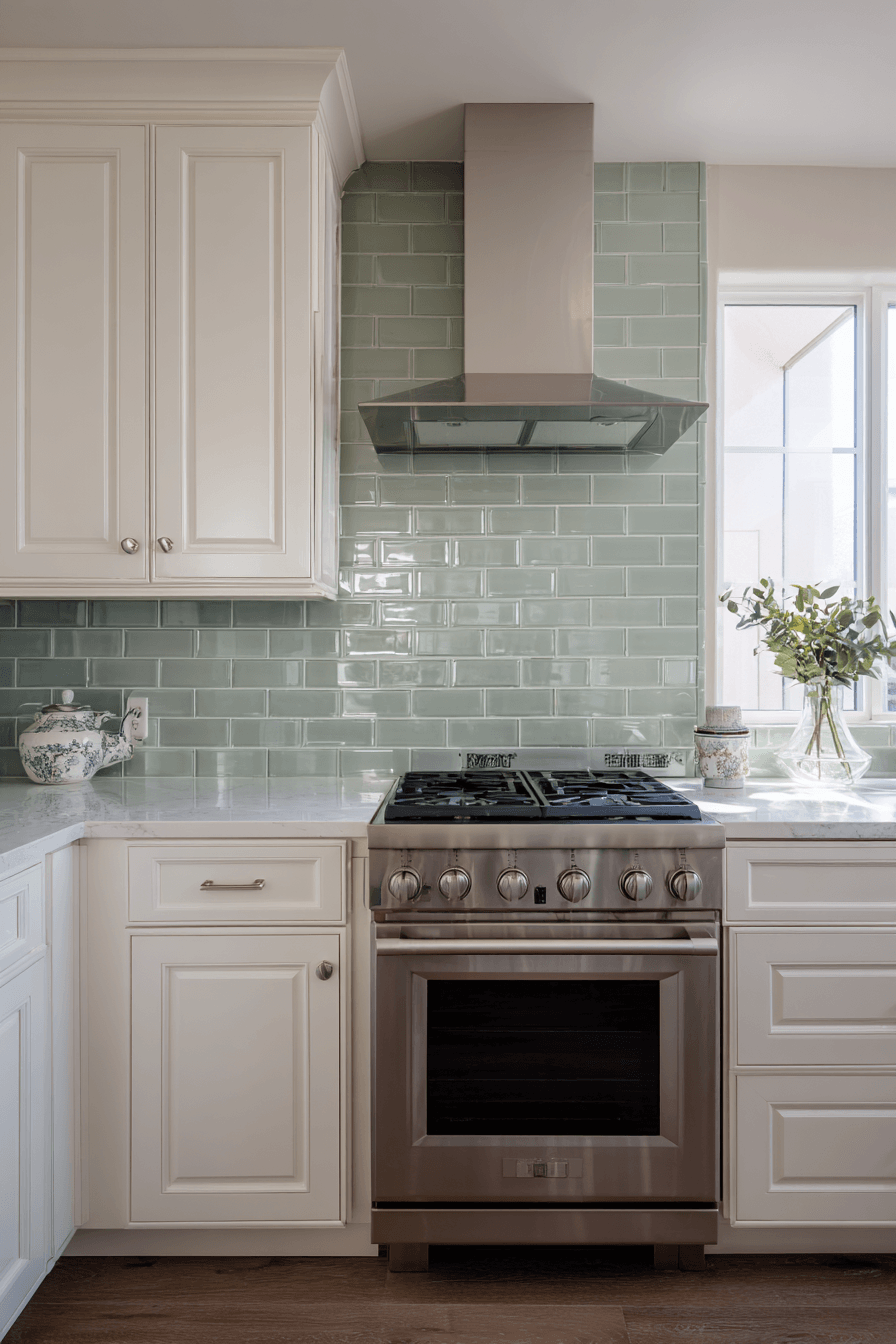 27 Sage Green Backsplash Kitchen Ideas That Make the Whole Space Feel Instantly Prettier