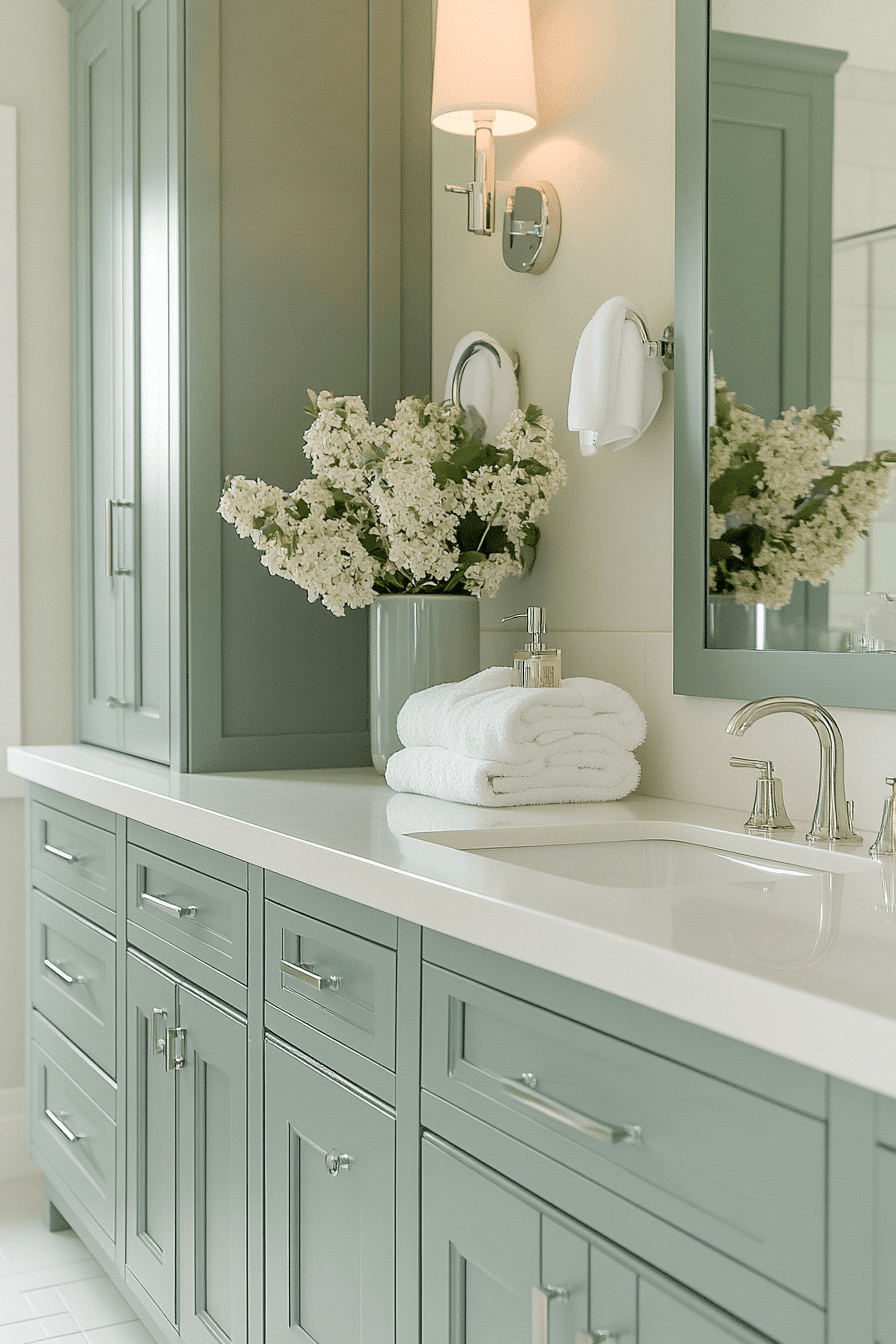 27 Sage Green and White Bathroom Ideas That Feel Fresh, Calm, and Beautifully Timeless