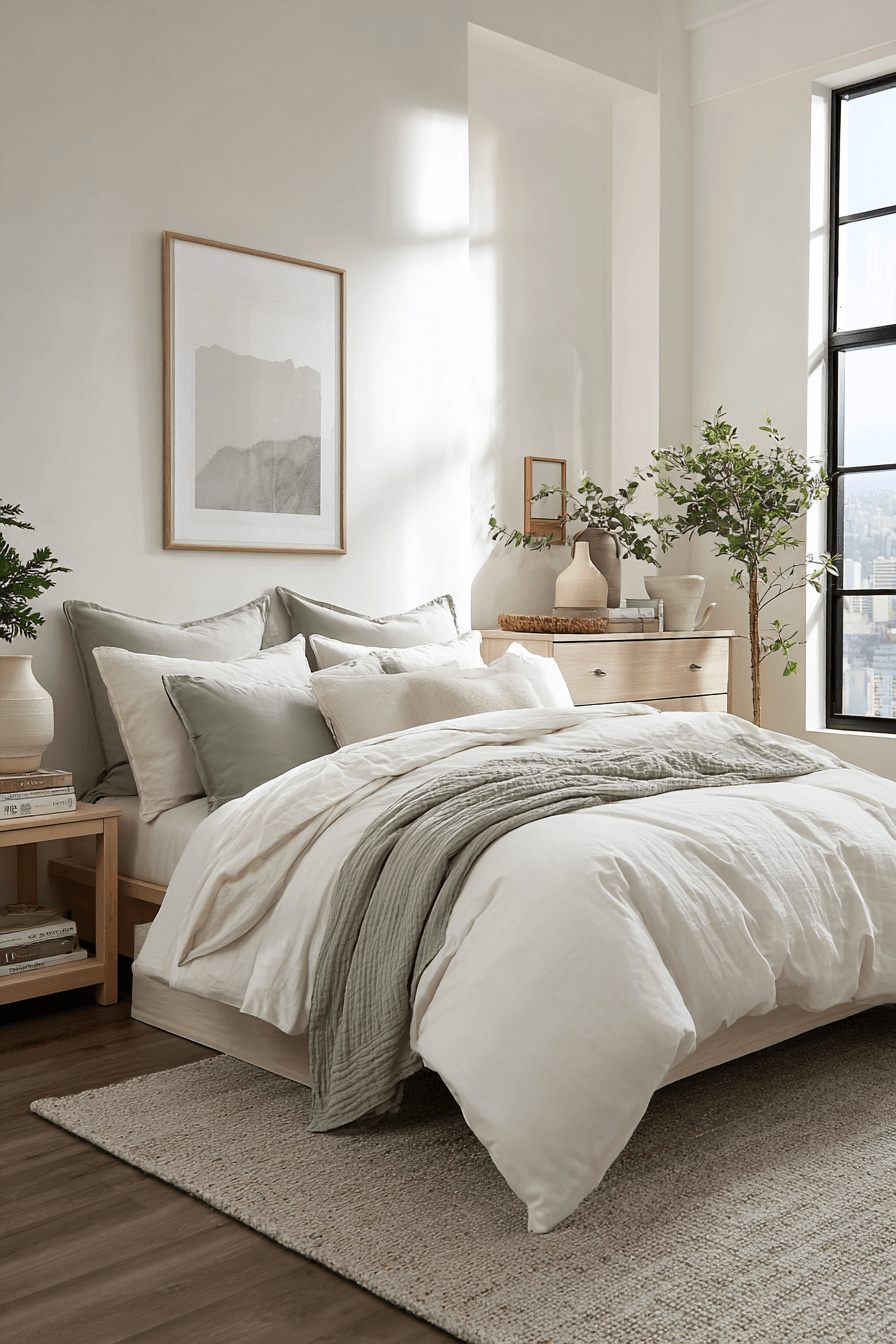 27 White and Sage Green Bedroom Ideas That Feel Airy, Calm, and Beautifully Serene
