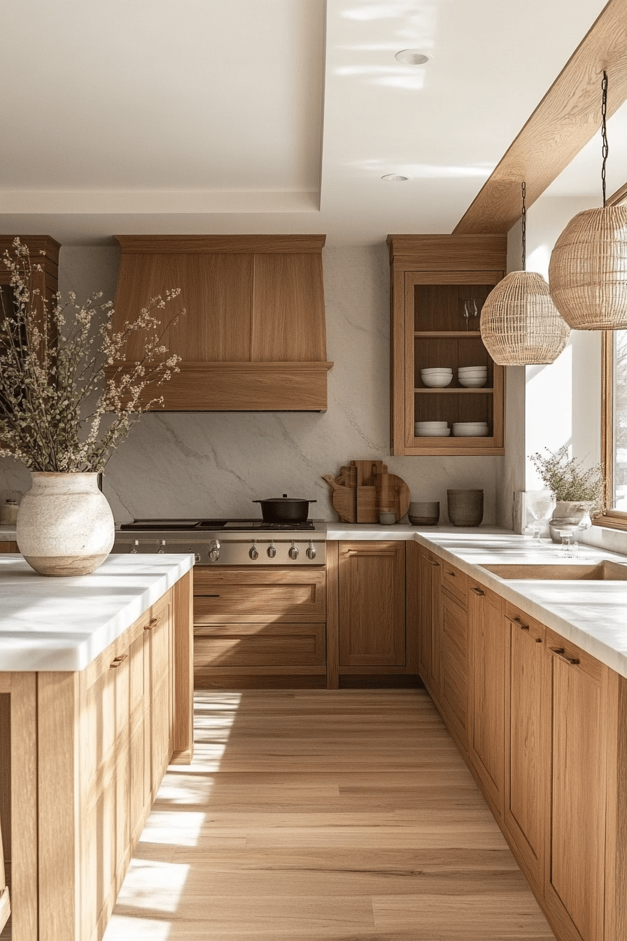 29 Honey Oak Kitchen Cabinets Ideas That Make This Classic Look Feel Fresh Again