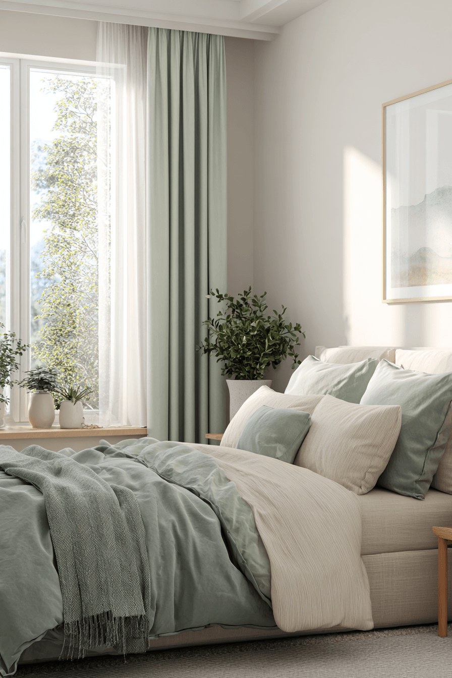 27 Sage Green and Cream Bedroom Ideas That Feel Soft, Calm, and Beautifully Cozy