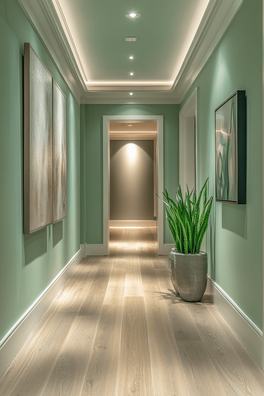 27 Sage Green Hallway Ideas That Make Every Corner Feel Softer and More Stylish