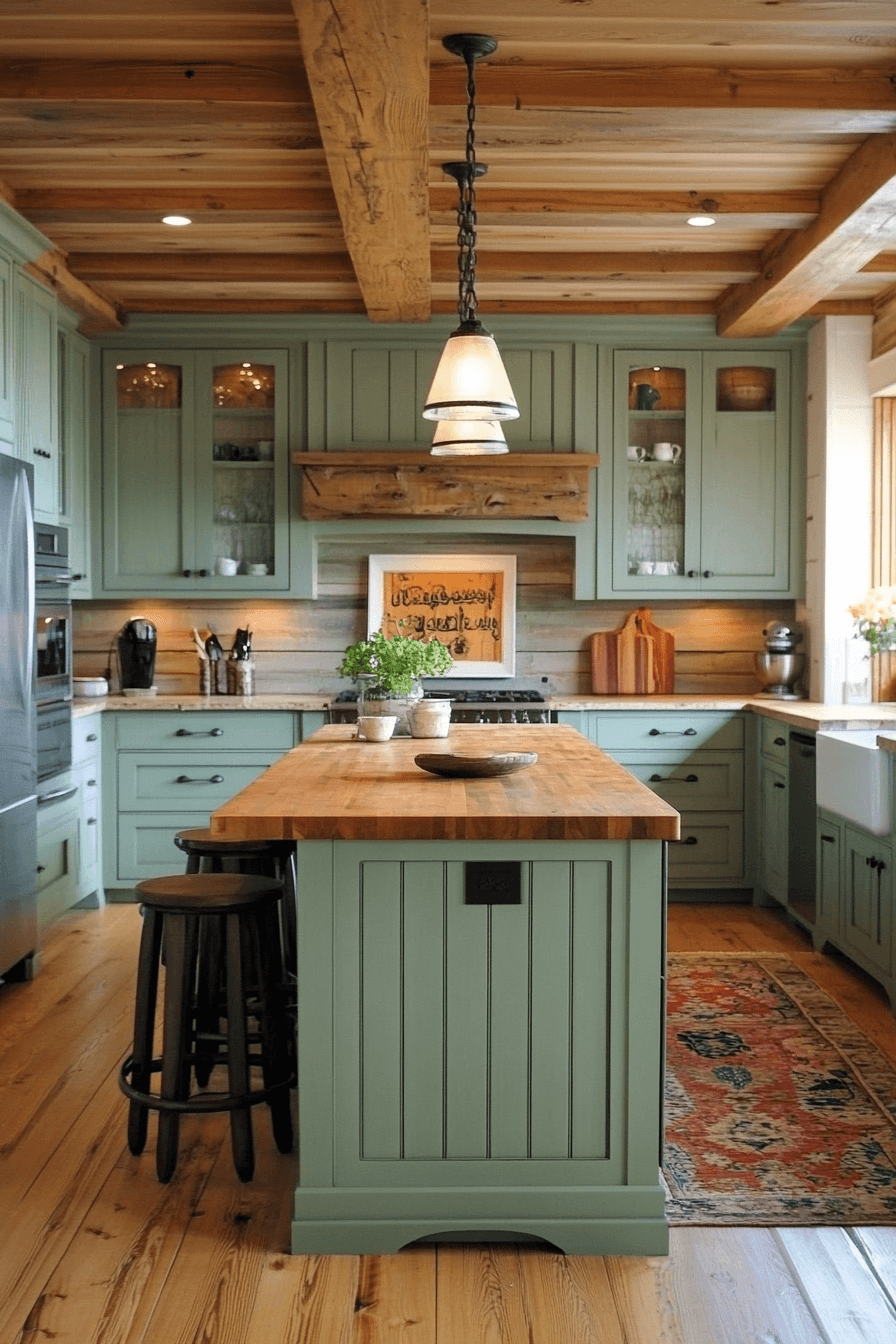 27 Sage Green and Wood Kitchen Ideas That Feel Warm, Stylish, and Wonderfully Inviting