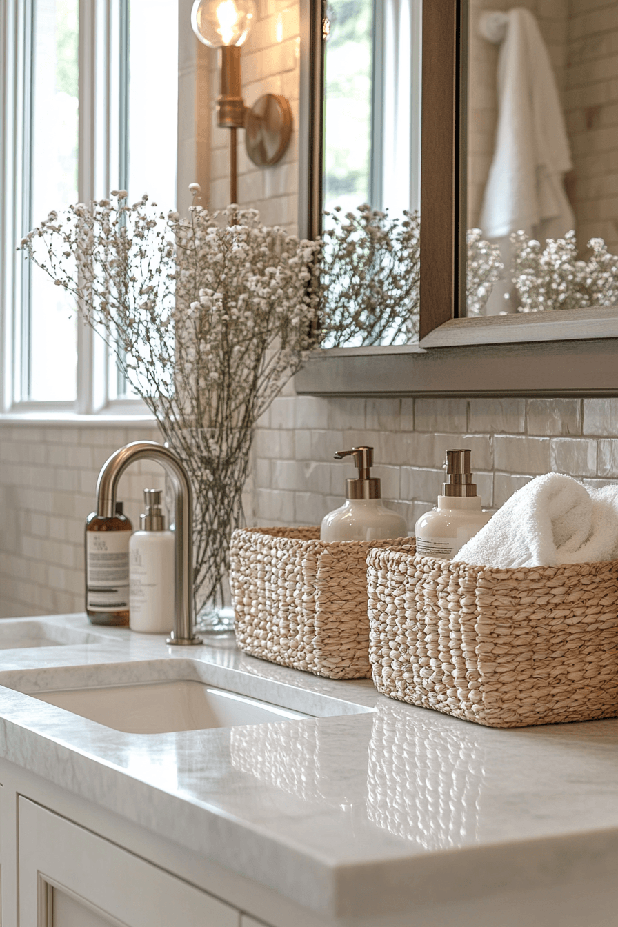 27 Small Bathroom Aesthetic Ideas That Make Tiny Spaces Feel So Much Prettier