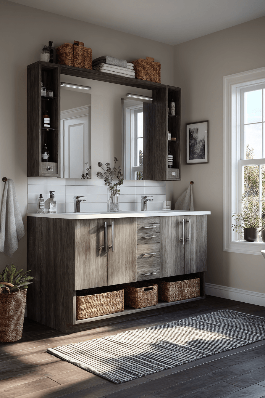 29 Double Sink Bathroom Vanity Ideas That Look Beautiful and Make Life Easier
