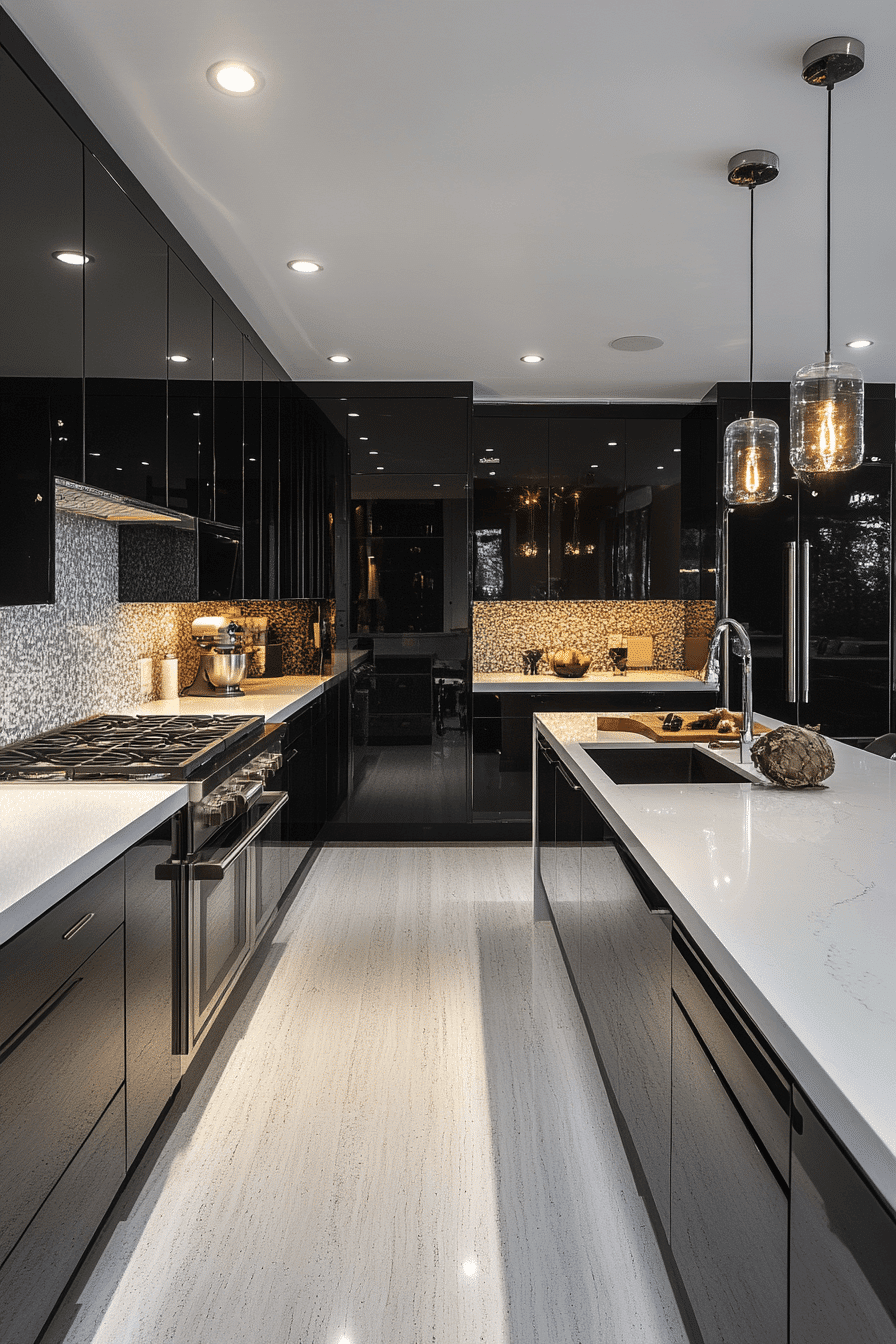 27 Black and White Modern Kitchen Ideas That Feel Sleek, Bold, and Timeless