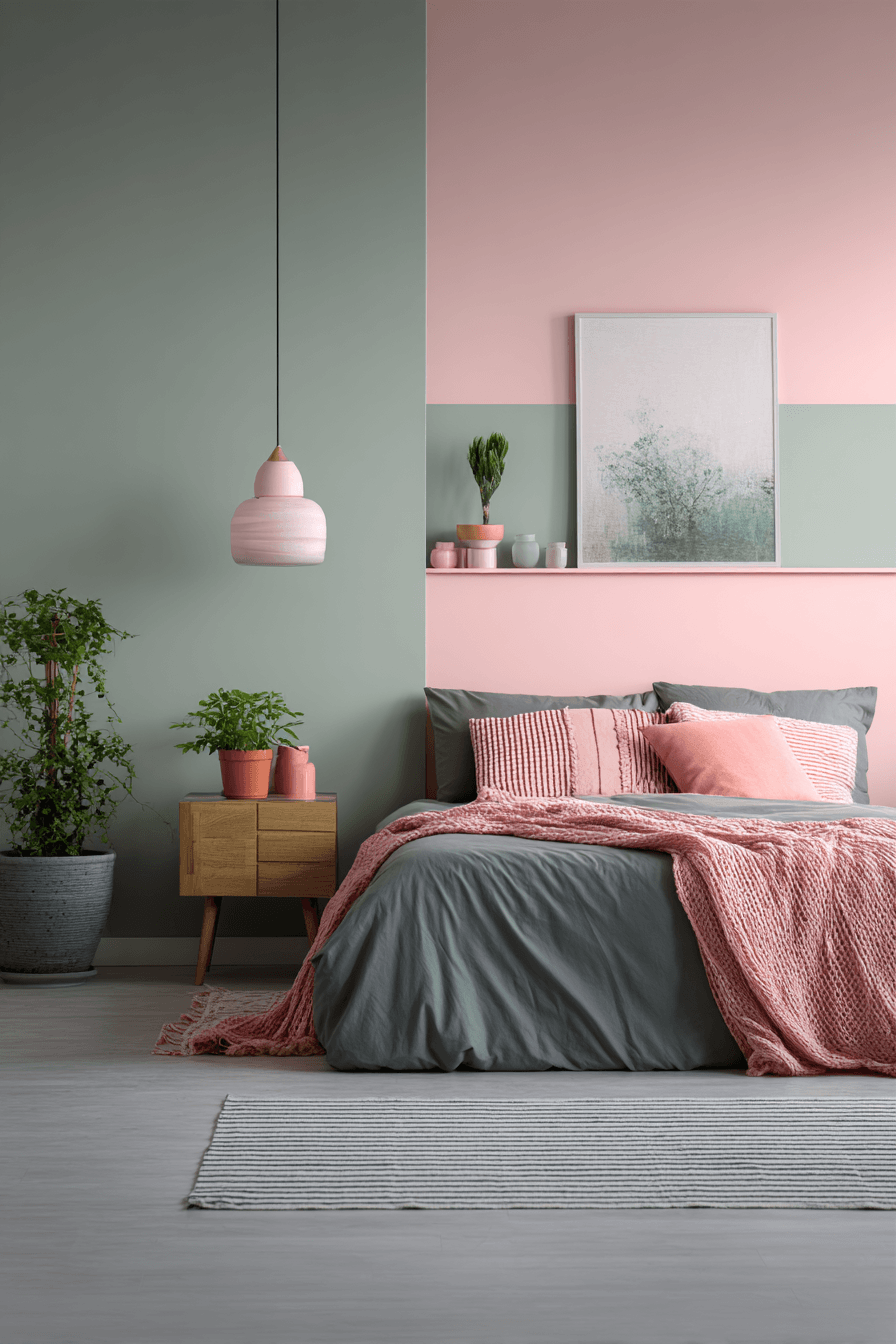 27 Sage Green and Pink Bedroom Ideas That Feel Soft, Pretty, and Wonderfully Cozy