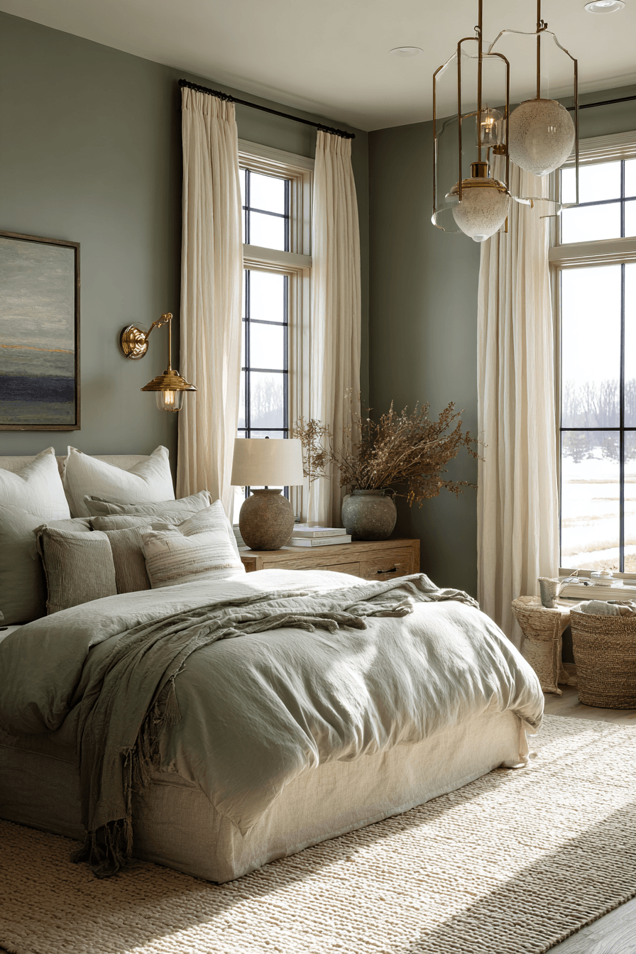 27 White and Sage Green Bedroom Ideas That Feel Airy, Calm, and Beautifully Serene