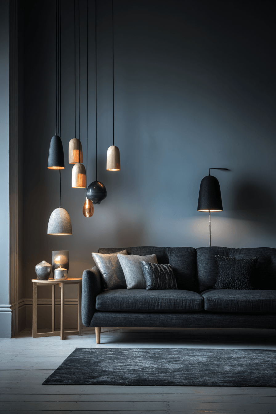 29 Dark Grey Sofa Living Room Ideas That Look Chic, Cozy, and Elevated