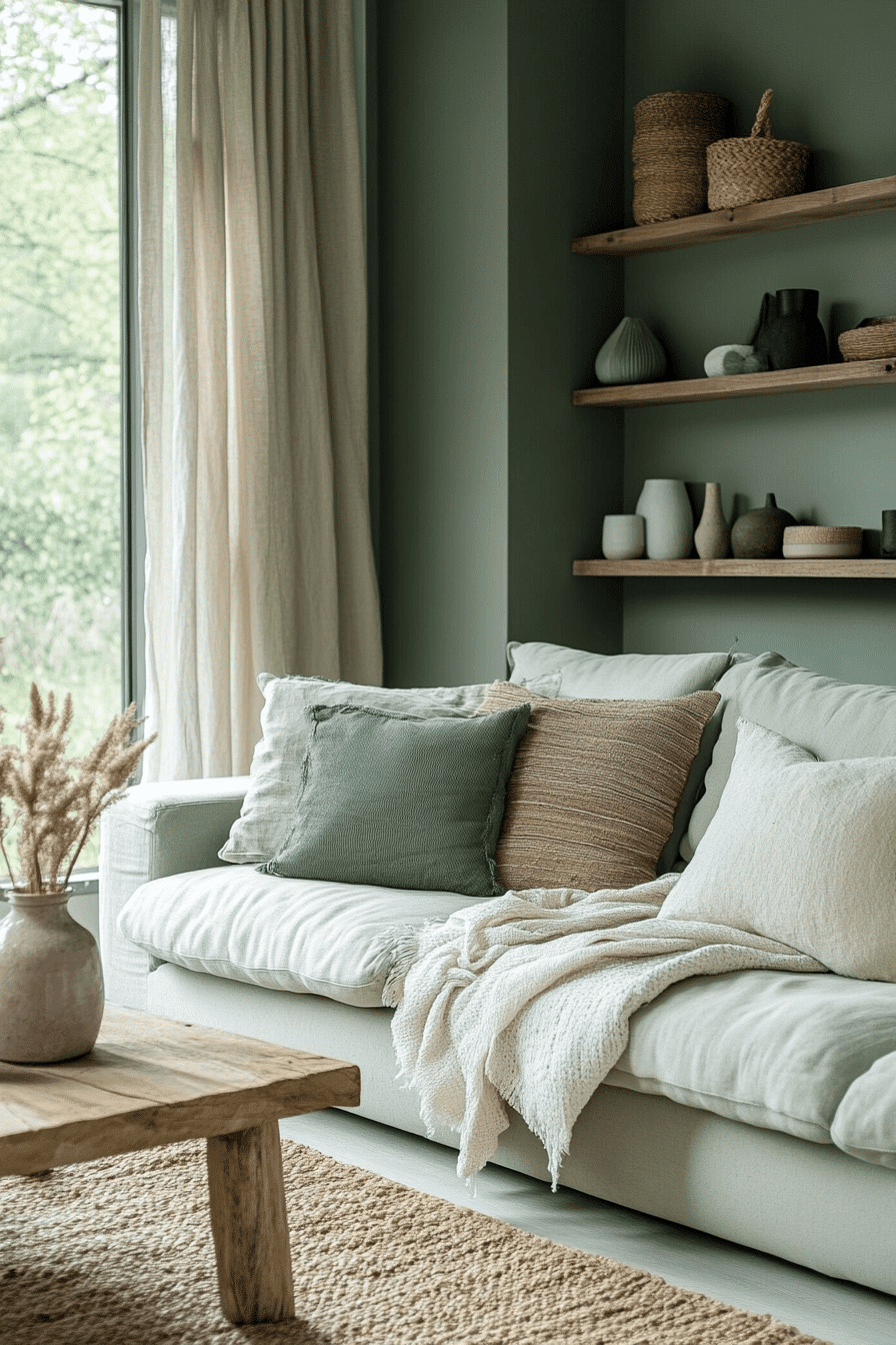 27 Sage Green and Grey Living Room Ideas That Feel Calm, Chic, and Beautifully Relaxed