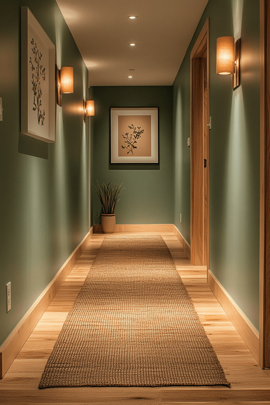 27 Sage Green Hallway Ideas That Make Every Corner Feel Softer and More Stylish
