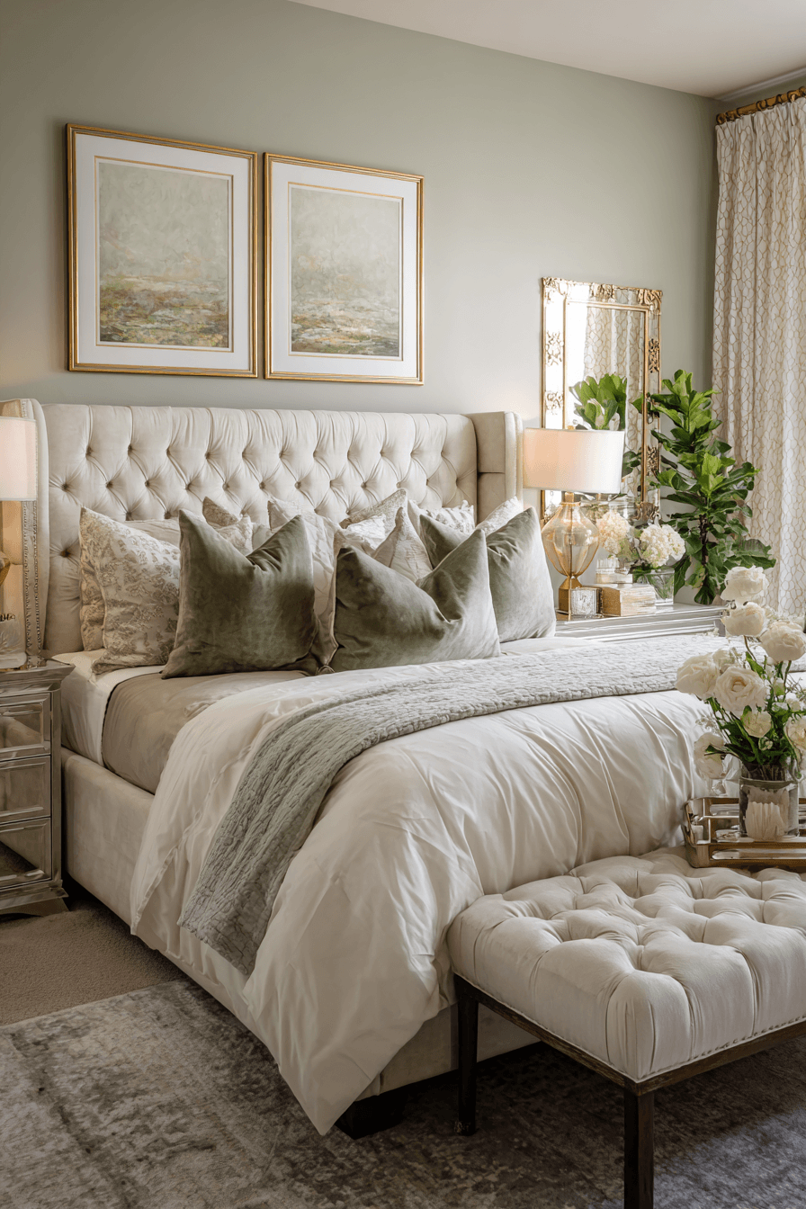27 Sage Green and Cream Bedroom Ideas That Feel Soft, Calm, and Beautifully Cozy