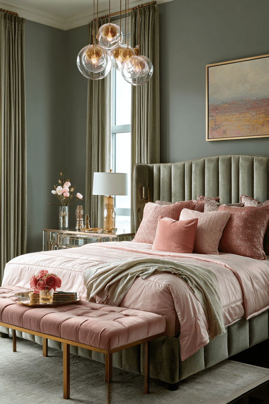 27 Sage Green and Pink Bedroom Ideas That Feel Soft, Pretty, and Wonderfully Cozy