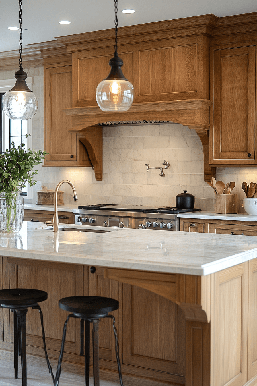 29 Honey Oak Kitchen Cabinets Ideas That Make This Classic Look Feel Fresh Again