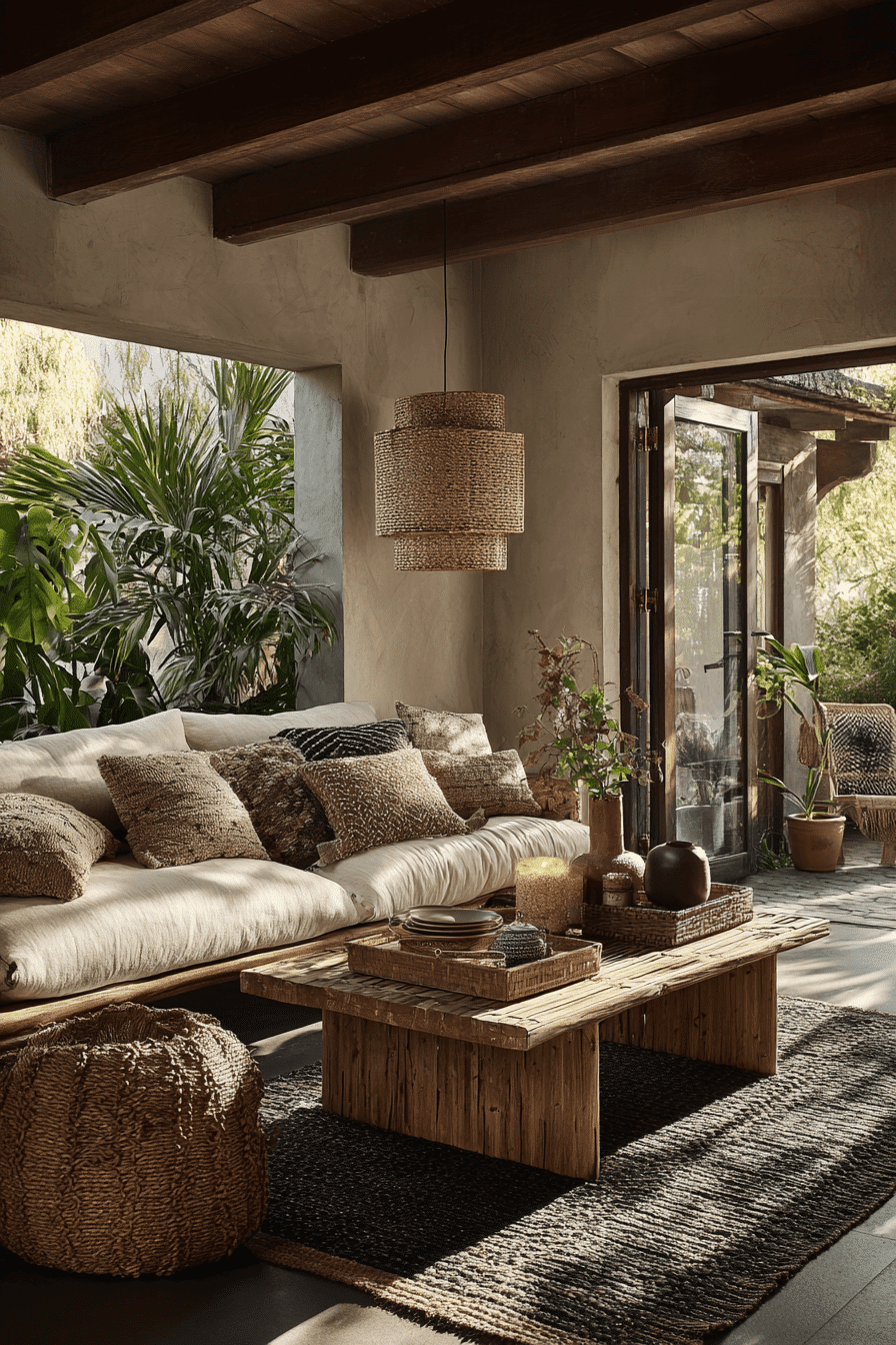 27 Wabi Sabi Japandi Living Room Ideas That Feel Calm, Natural, and Timeless