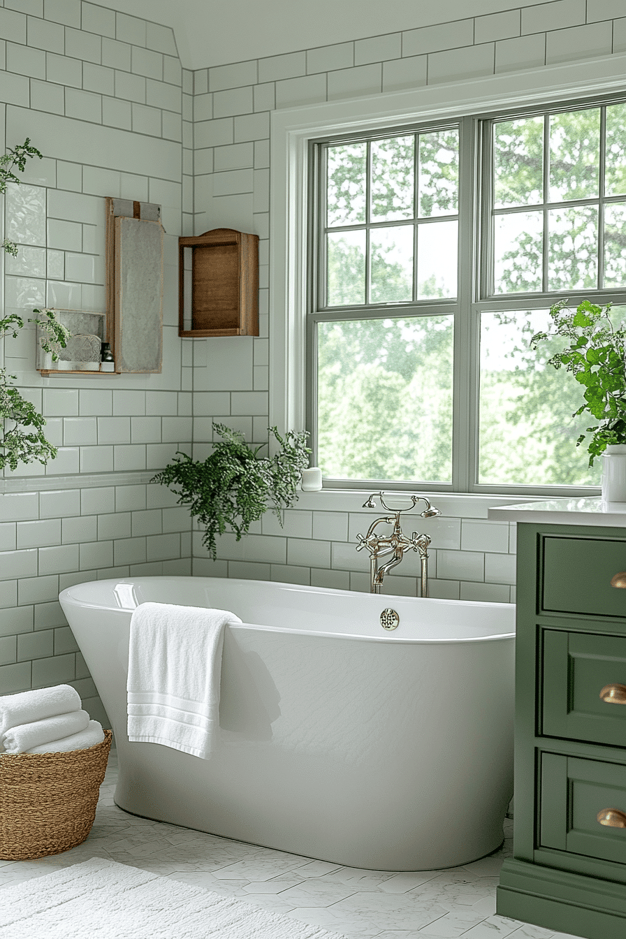27 Sage Green and White Bathroom Ideas That Feel Fresh, Calm, and Beautifully Timeless