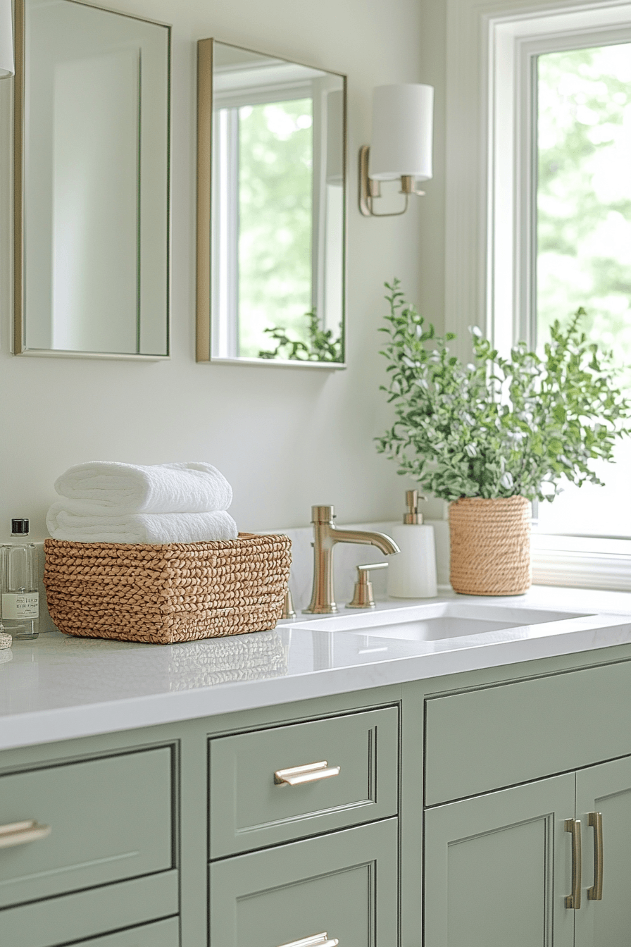 27 Sage Green Bathroom Decor Ideas That Feel Calm, Pretty, and Spa-Like