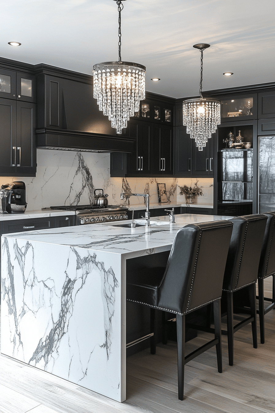 27 Black and White Modern Kitchen Ideas That Feel Sleek, Bold, and Timeless