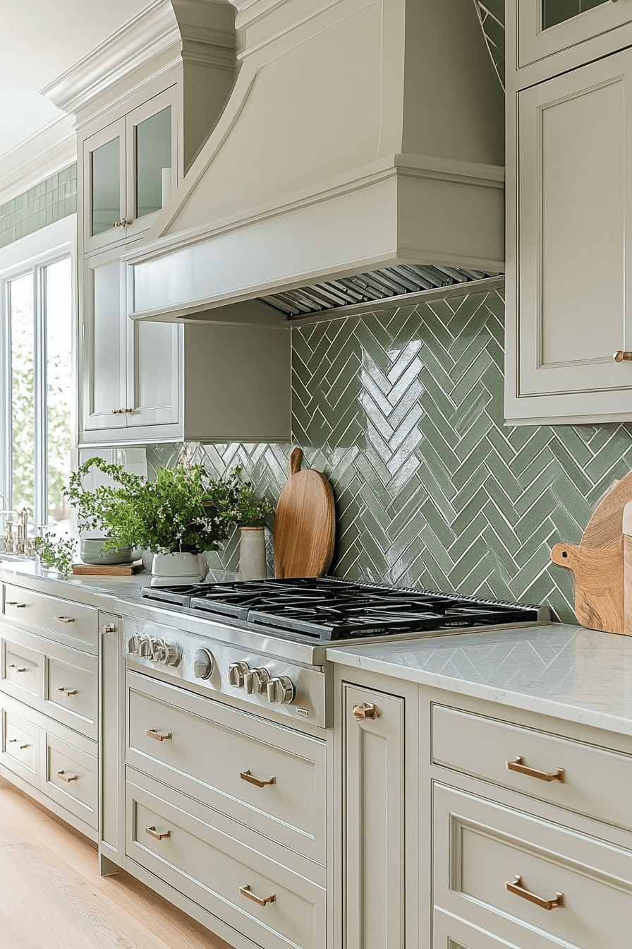 27 Sage Green Backsplash Kitchen Ideas That Make the Whole Space Feel Instantly Prettier