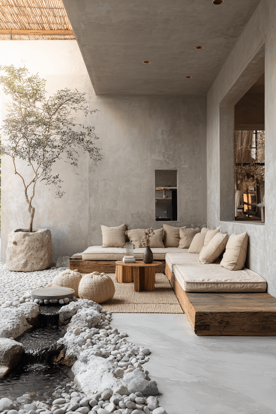 27 Wabi Sabi Japandi Living Room Ideas That Feel Calm, Natural, and Timeless
