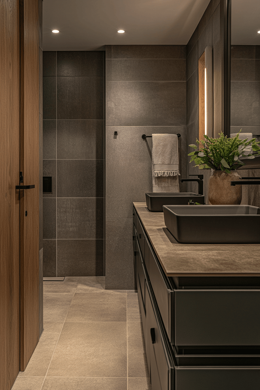 27 Sage Green and Black Bathroom Ideas That Feel Bold, Modern, and Beautifully Refined