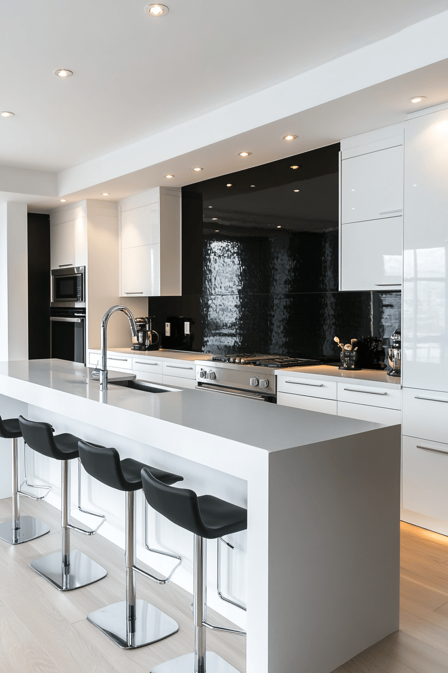 27 Black and White Modern Kitchen Ideas That Feel Sleek, Bold, and Timeless