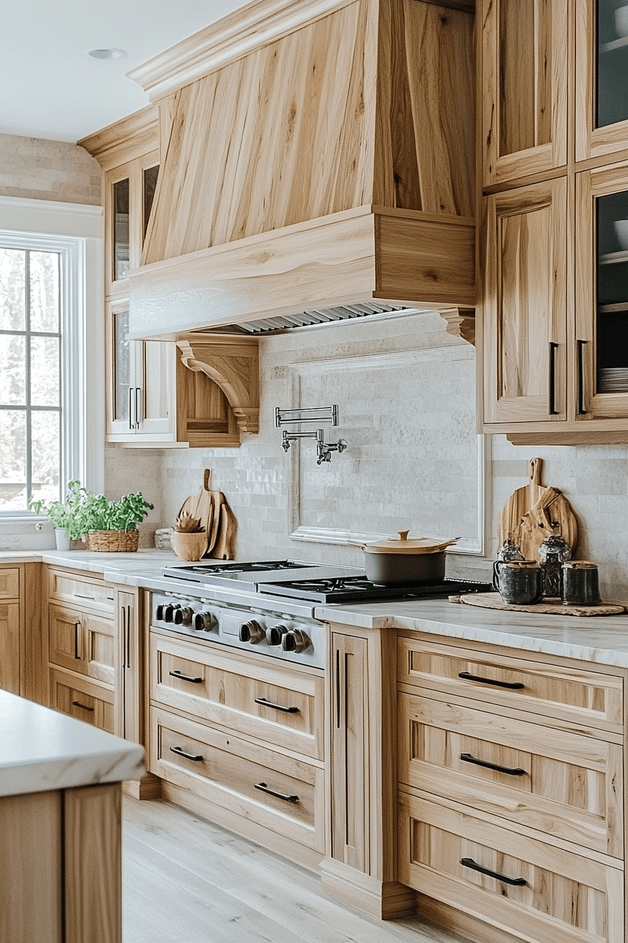 29 Hickory Kitchen Cabinets Ideas That Bring Warmth and Character to Your Kitchen