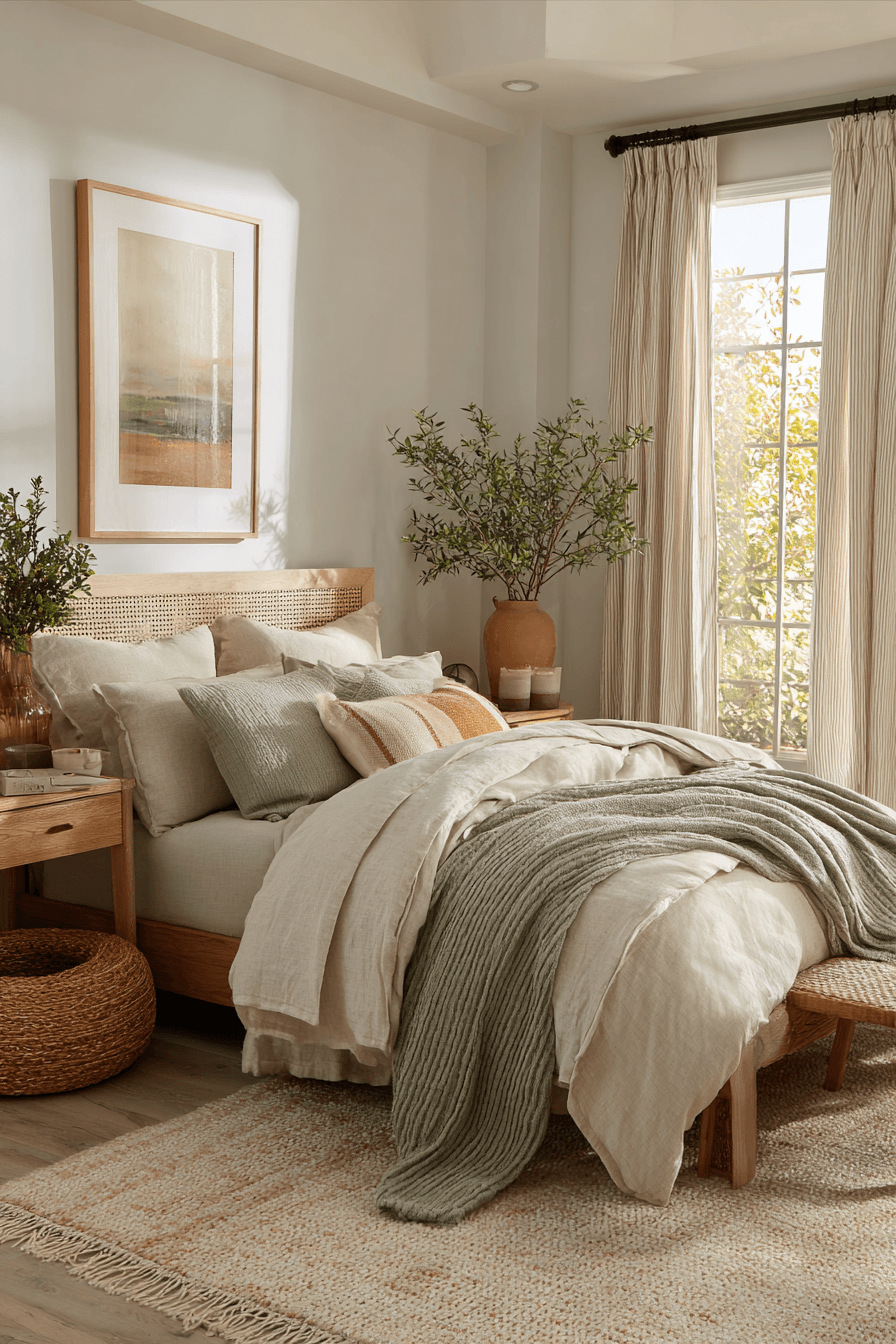 27 Sage Green and Cream Bedroom Ideas That Feel Soft, Calm, and Beautifully Cozy