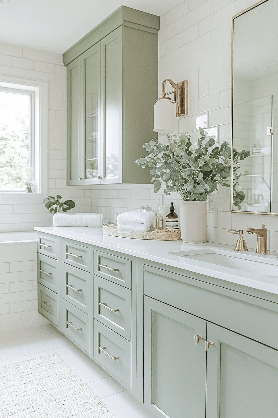 27 Sage Green and White Bathroom Ideas That Feel Fresh, Calm, and Beautifully Timeless