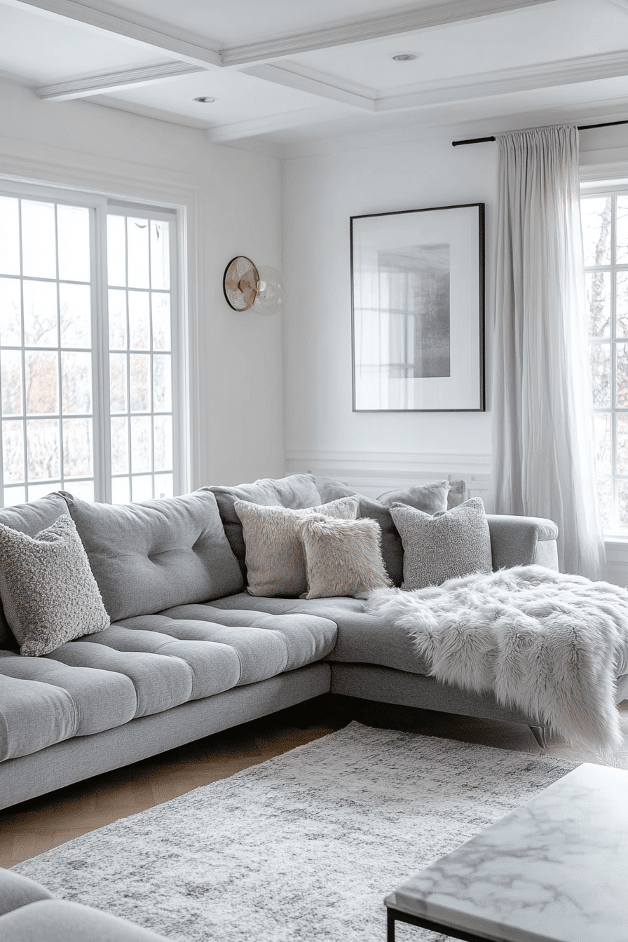 27 Grey Couch Living Room Ideas That Are Cozy and Versatile