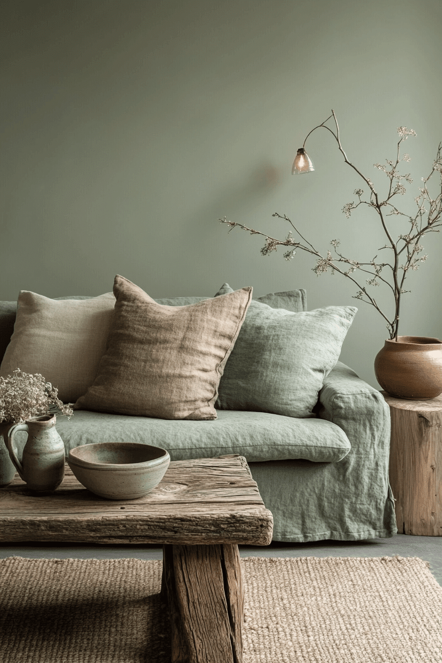 27 Sage Green and Grey Living Room Ideas That Feel Calm, Chic, and Beautifully Relaxed