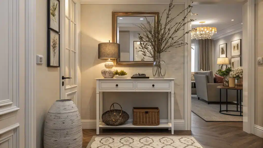 Tiny Apartment Entryway