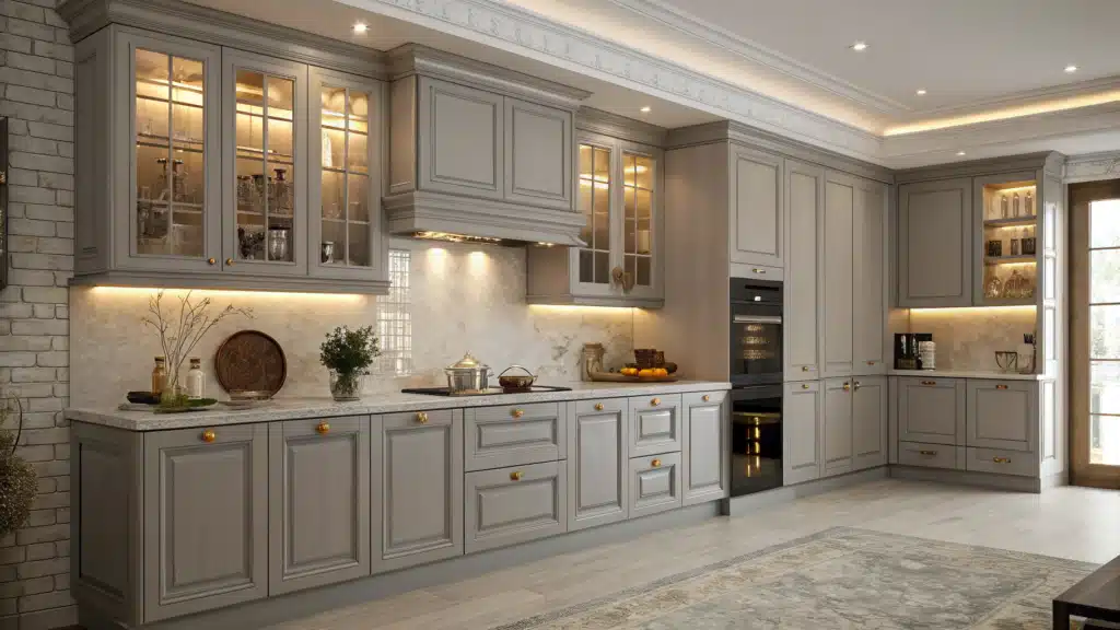 Gray Kitchen Cabinets