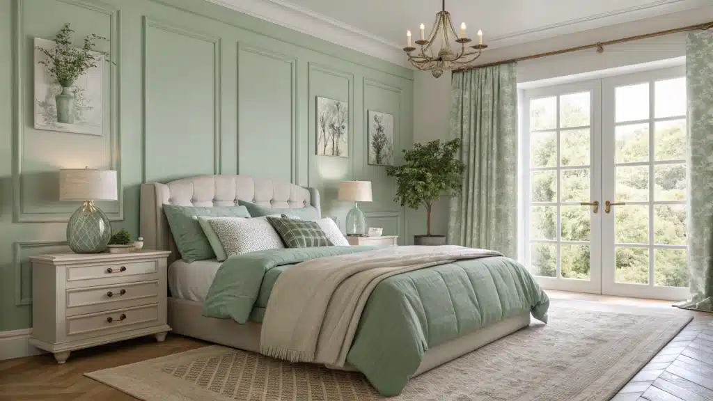 Light Sage Green Bedroom