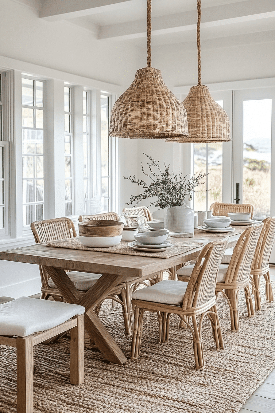 26 Beachy Dining Room Ideas for a Seaside Gathering Space