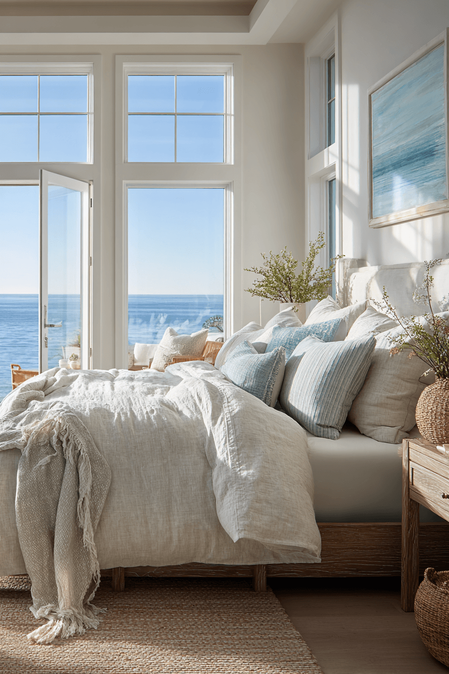 26 Seaside Bedroom Ideas for a Peaceful Coastal Retreat