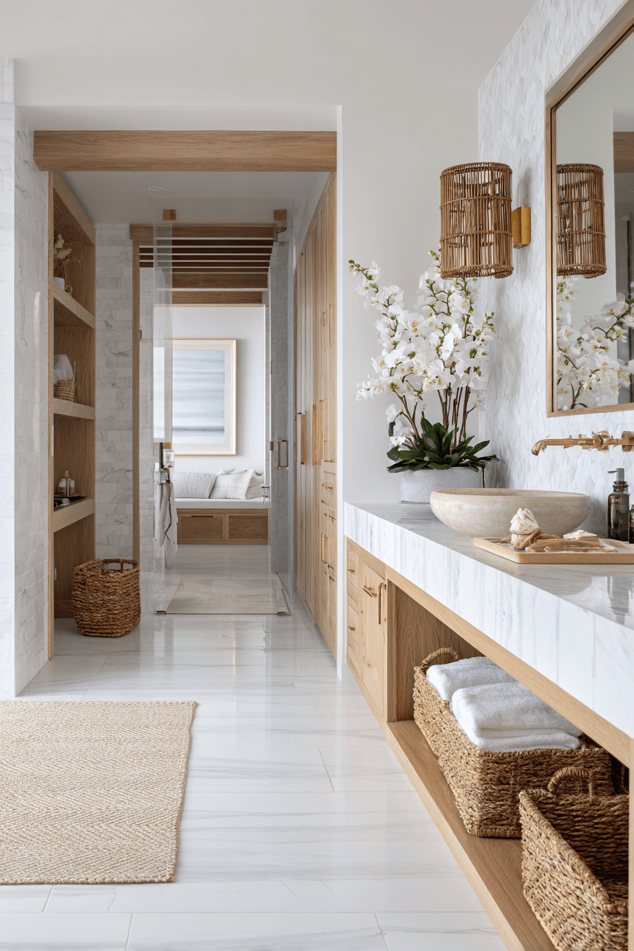 26 Seaside Bathroom Ideas for a Spa-Like Coastal Escape