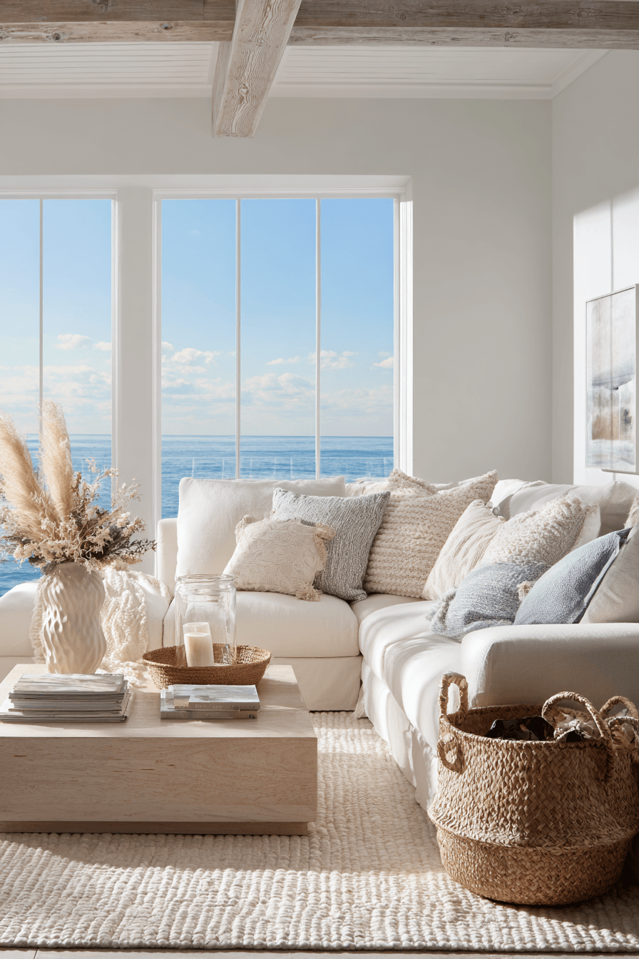 26 Seaside Living Room Ideas for a Relaxed Coastal Vibe