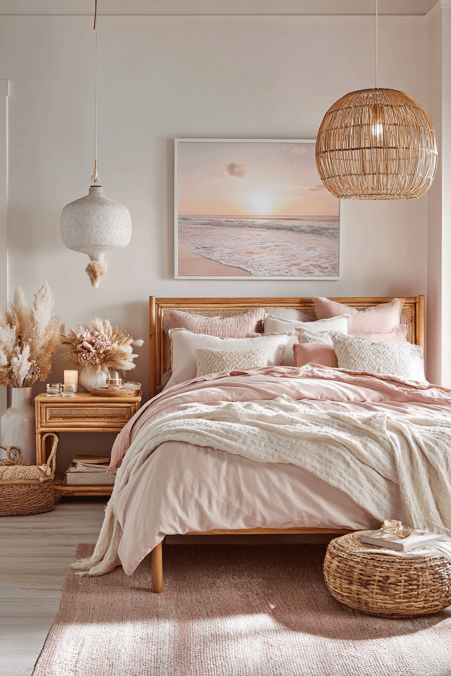 26 Beachy Boho Bedroom Ideas for a Dreamy Coastal Retreat