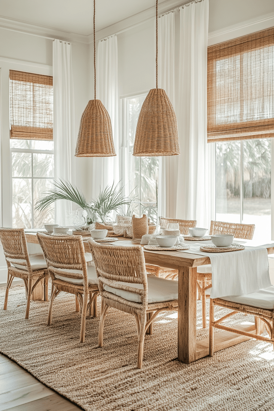 26 Beachy Dining Room Ideas for a Seaside Gathering Space