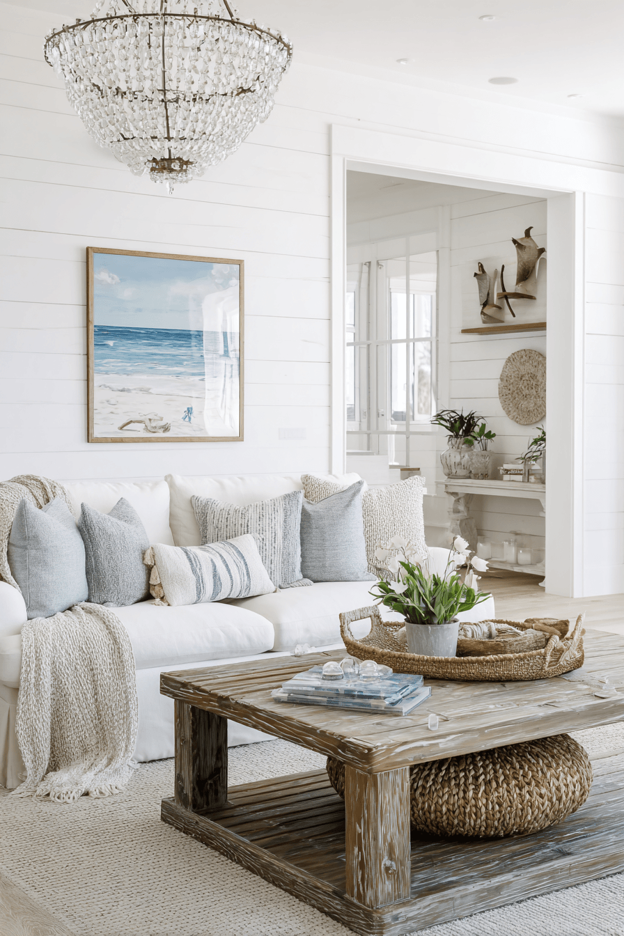 26 Beachy Farmhouse Ideas That Blend Coastal Charm and Rustic Comfort