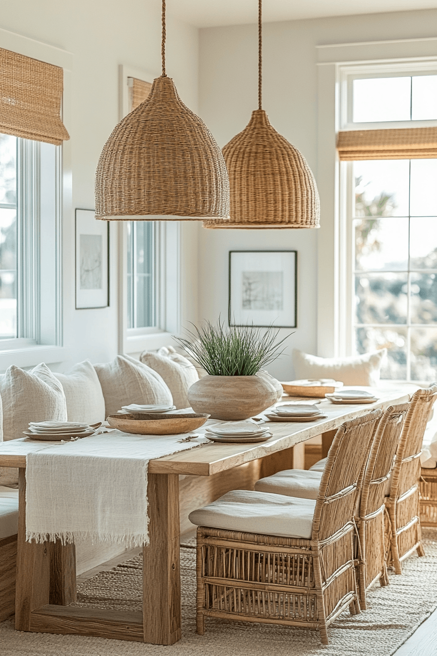 26 Beachy Dining Room Ideas for a Seaside Gathering Space