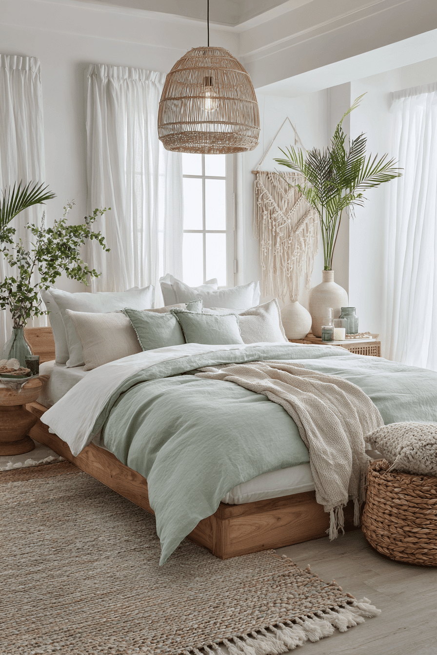 26 Beachy Boho Bedroom Ideas for a Dreamy Coastal Retreat
