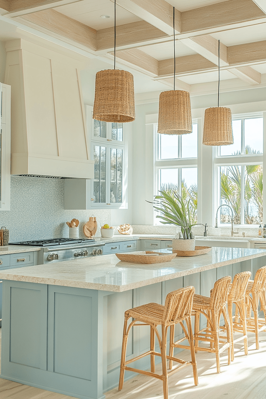 26 Seaside Kitchen Ideas for a Fresh Coastal Cooking Space