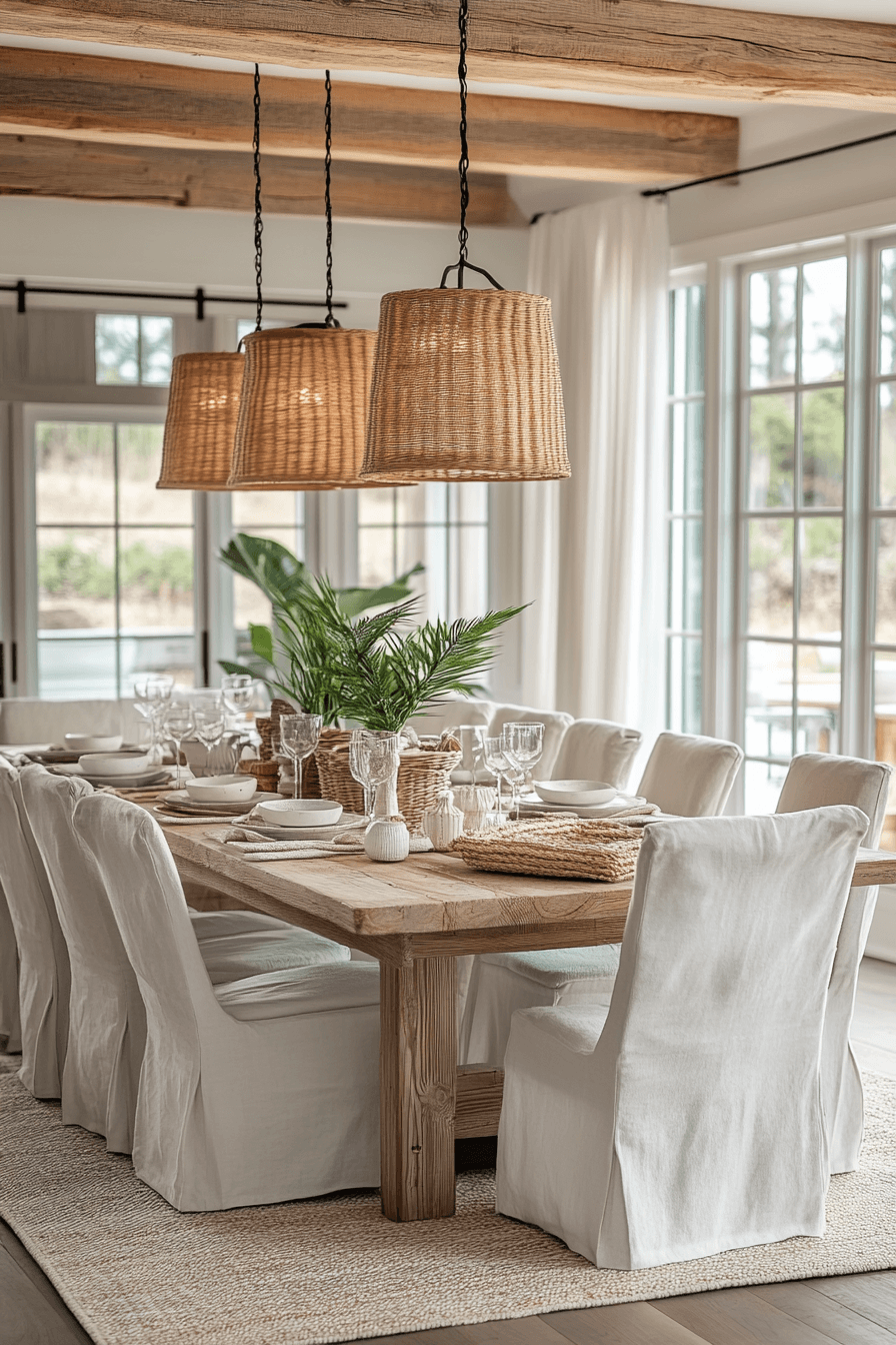 26 Beachy Dining Room Ideas for a Seaside Gathering Space