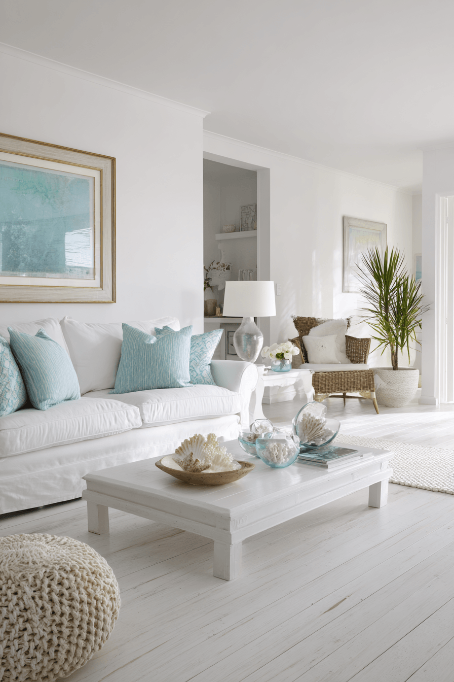 26 Beachy Living Room Ideas for a Relaxed Coastal Vibe