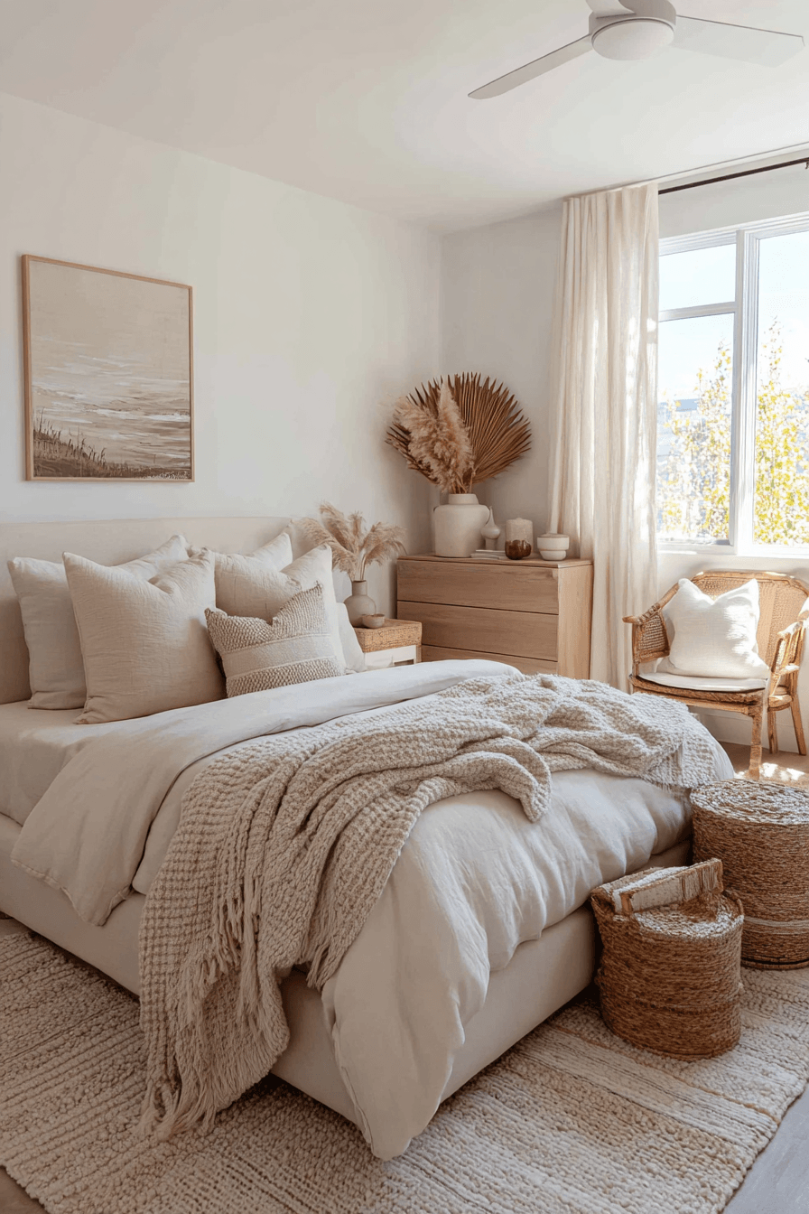 26 Beachy Boho Bedroom Ideas for a Dreamy Coastal Retreat