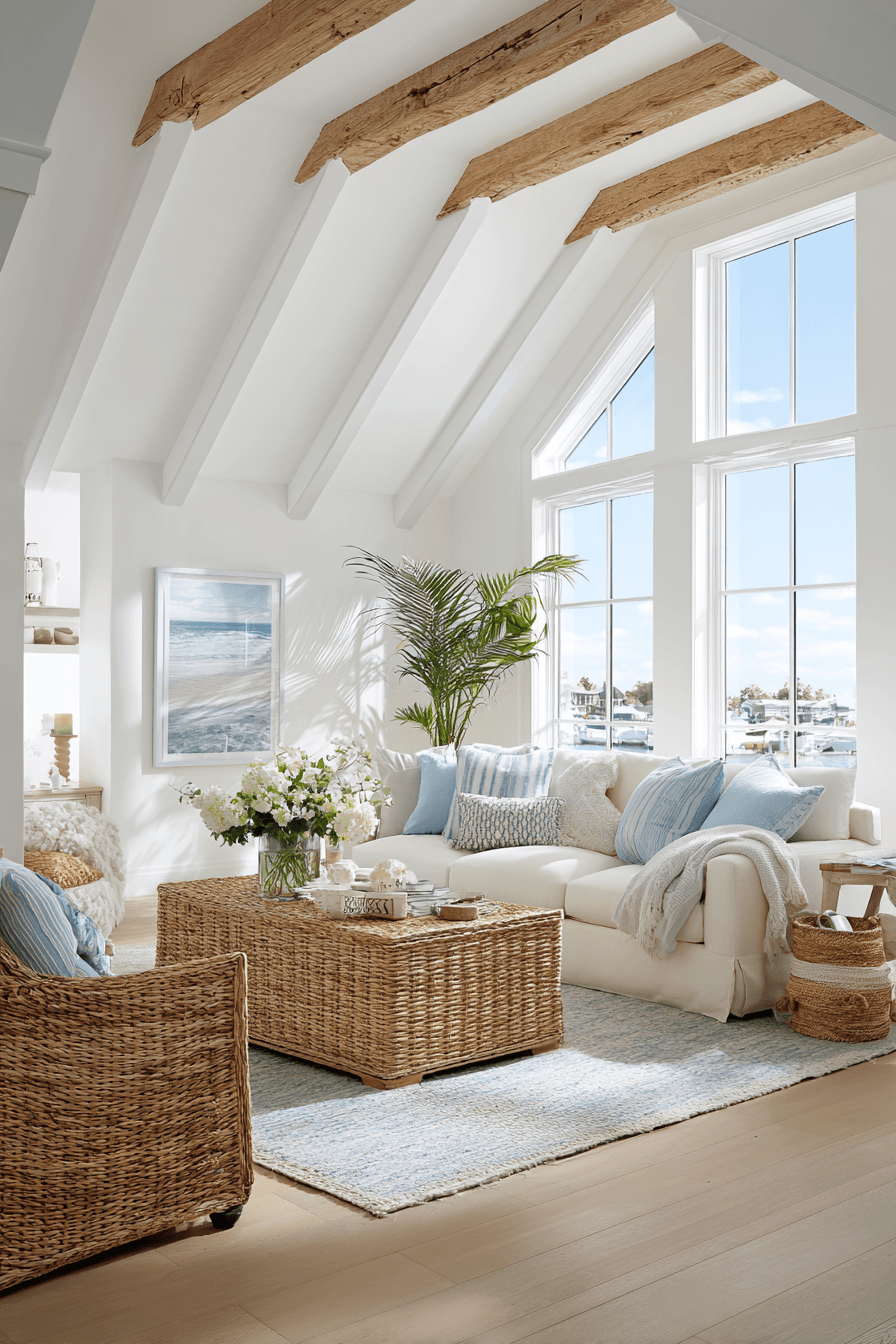 26 Seaside Living Room Ideas for a Relaxed Coastal Vibe