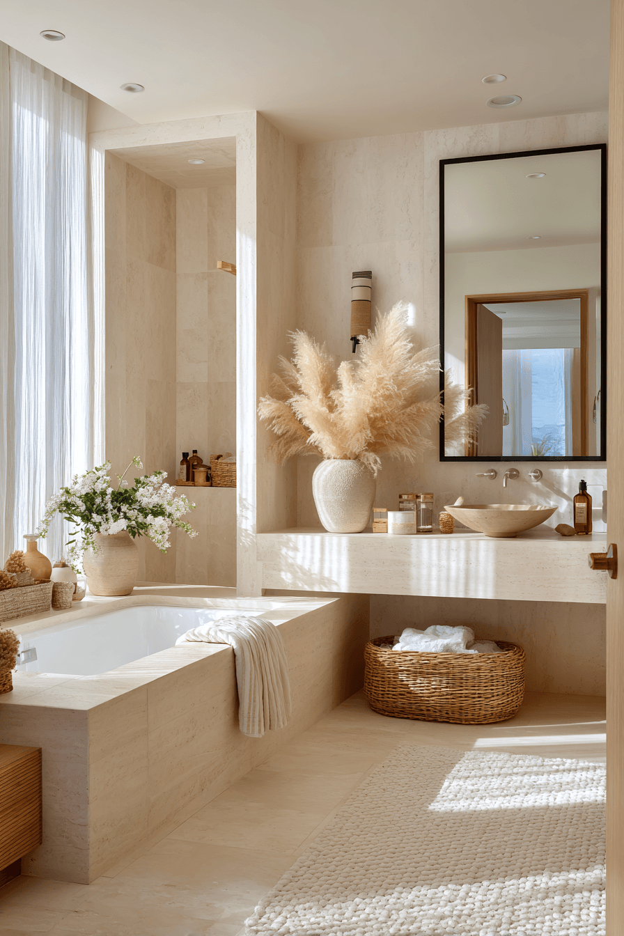 26 Seaside Bathroom Ideas for a Spa-Like Coastal Escape
